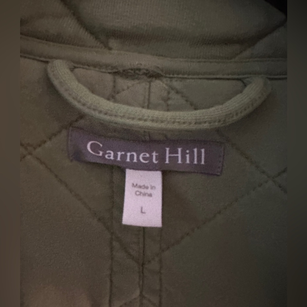 Garnet Hill Easy Quilted Knit Jacket, bomber style - Picture 5 of 6